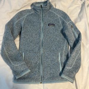 Patagonia Better Sweater Light Blue Zip Up